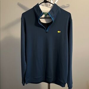 Men's Navy Blue Half-Zip Sweater Masters edition